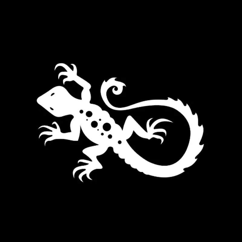 Забавный рептилий бородатый декор в виде дракона для Авто/бампера/окна виниловая