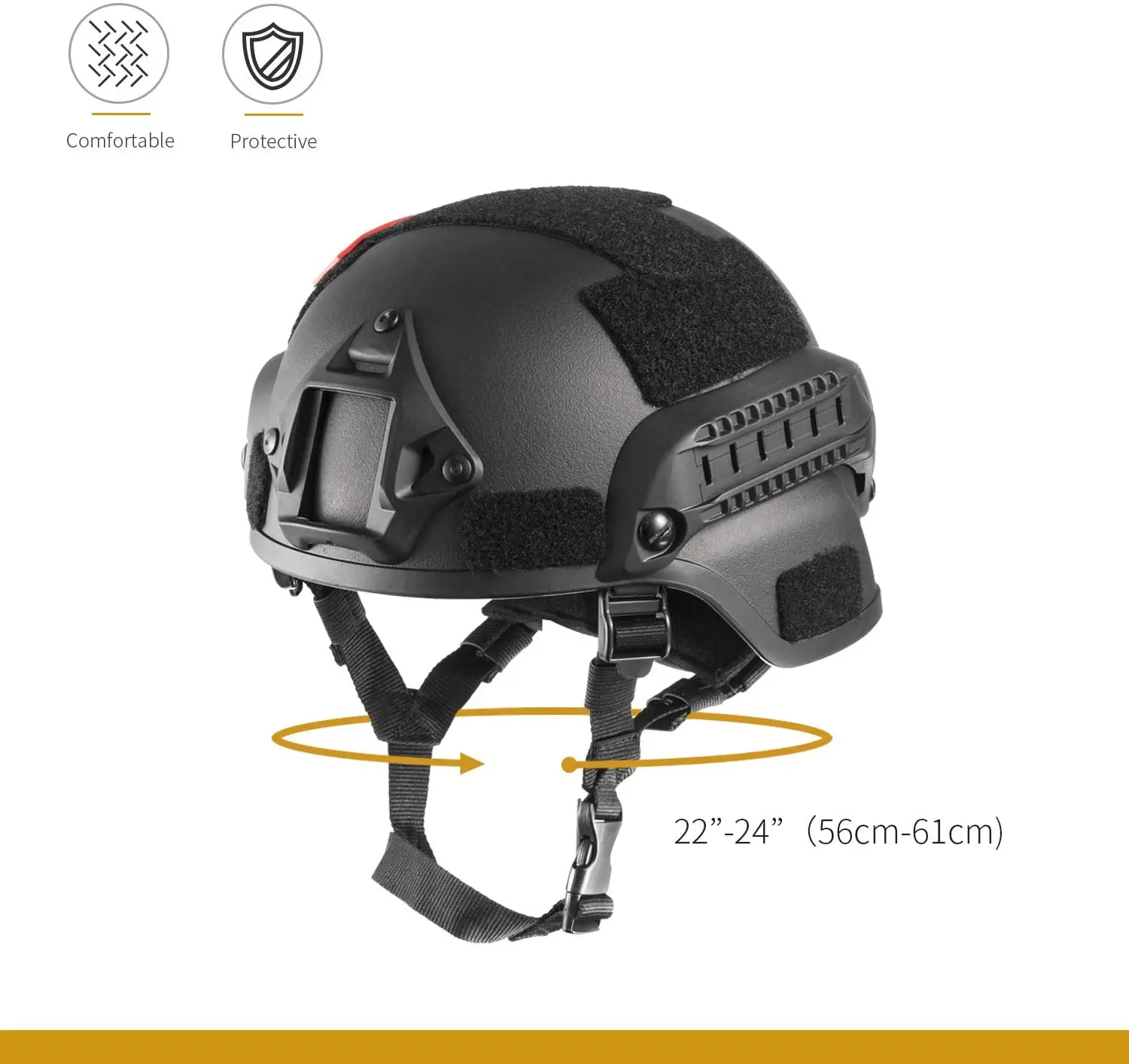 Качественный легкий шлем OneTigri MICH2000 тактический для страйкбола MH улицы Painball CS SWAT
