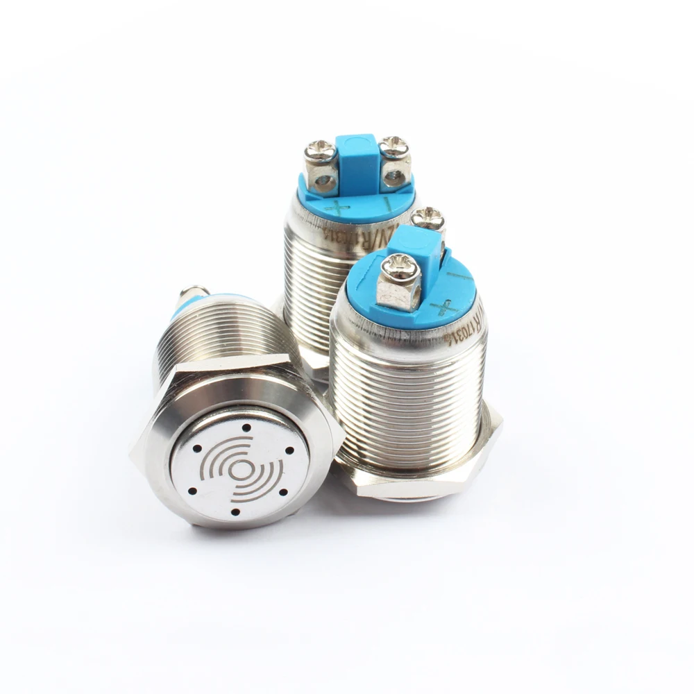 19 мм металлическая Водонепроницаемая нержавеющая сталь со светодиодной