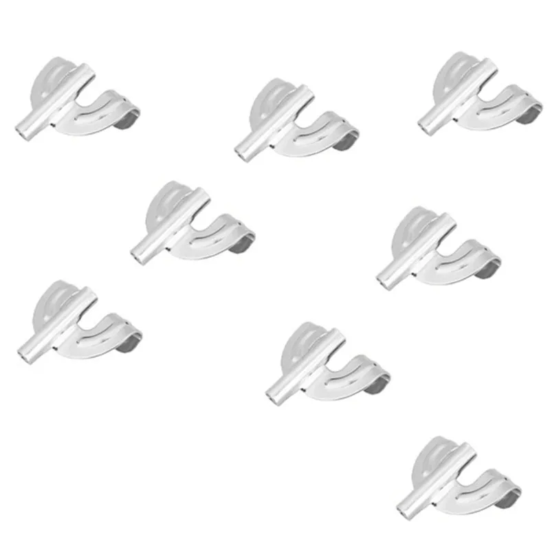 

8 Pack Bass Drum Claw Hook Iron Drum Claw Hook for Bass Drum Parts Accessories,Silver