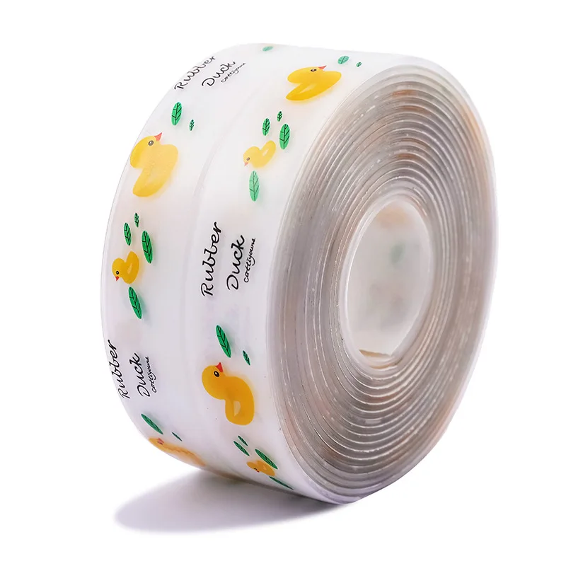 

Kitchen Bath Wall PVC Sealing Strip Self Adhesive Sink Edge Tape Mildew Resistant Waterproof 320.0 cm X 3.8 cm X 0.5 cm
