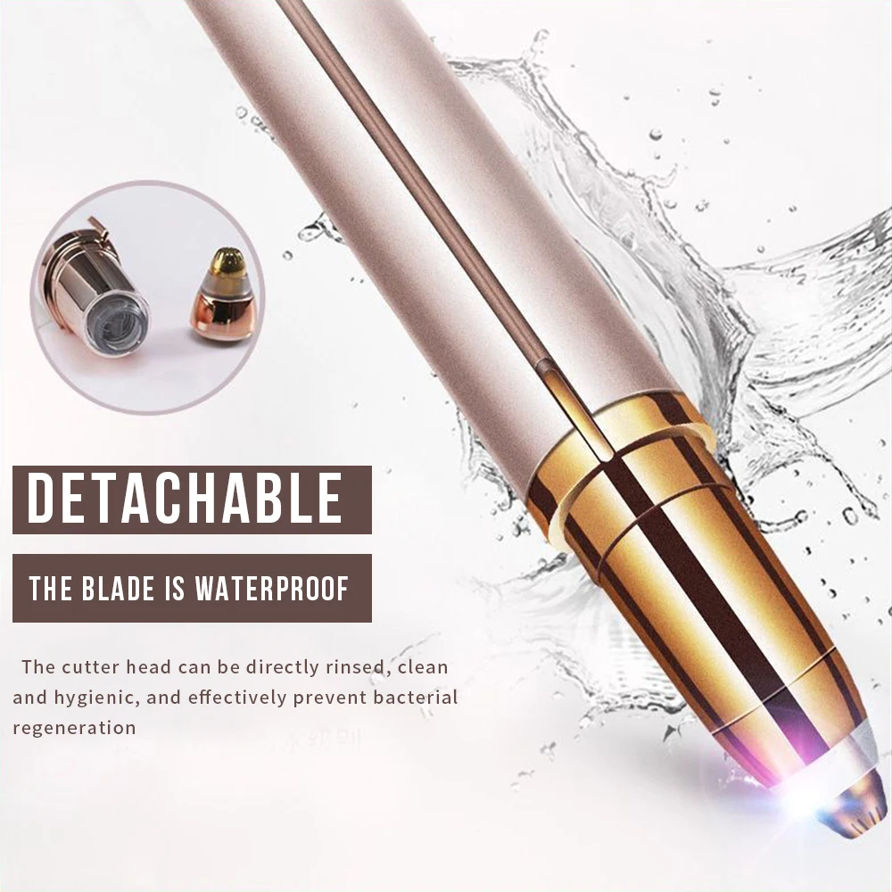 

1PC Electric Eyebrow Trimmer New Design Eyebrow Hair Removal Eyebrow Epilator Shaver Razors Portable Facial Hair Remover Tools