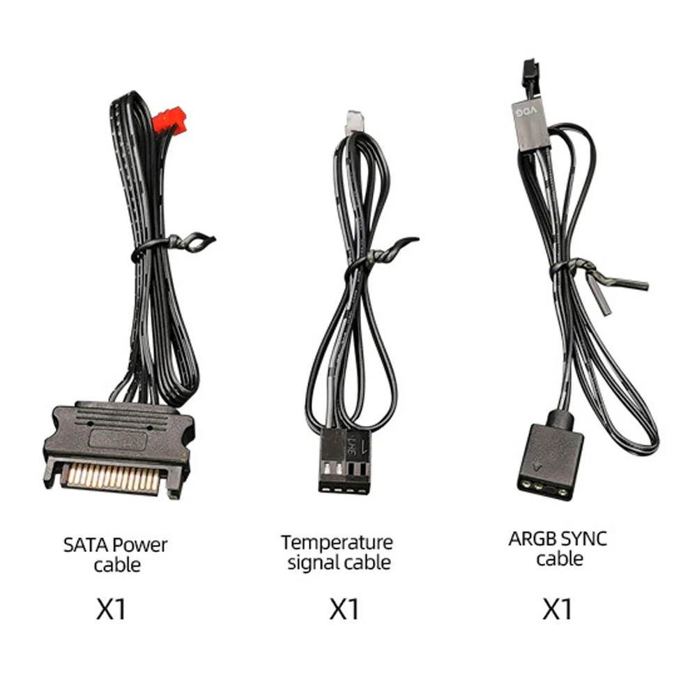 

COOLMOON 3 in 1 4Pin PWM Cooling Fan Hub 5V ARGB Speed Temperature Controller Remote Control For Computer Case Household Safety