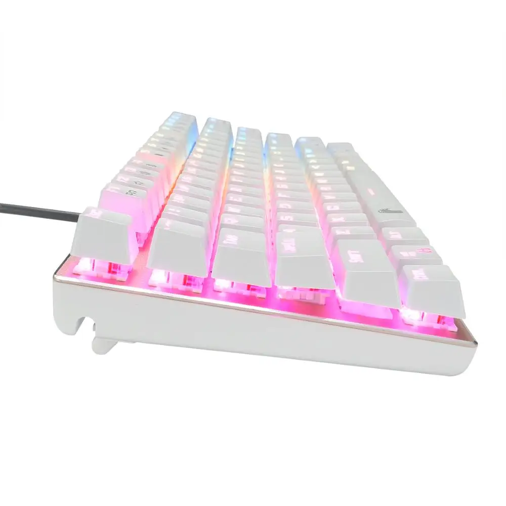 E-Element механическая клавиатура с RGB подсветкой 81 клавиша защита от призрака синие