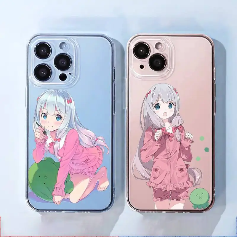 

Izumi Sagiri Phone Case For iphone 13 12 11 8 7 plus mini x xs xr pro max Transparent soft