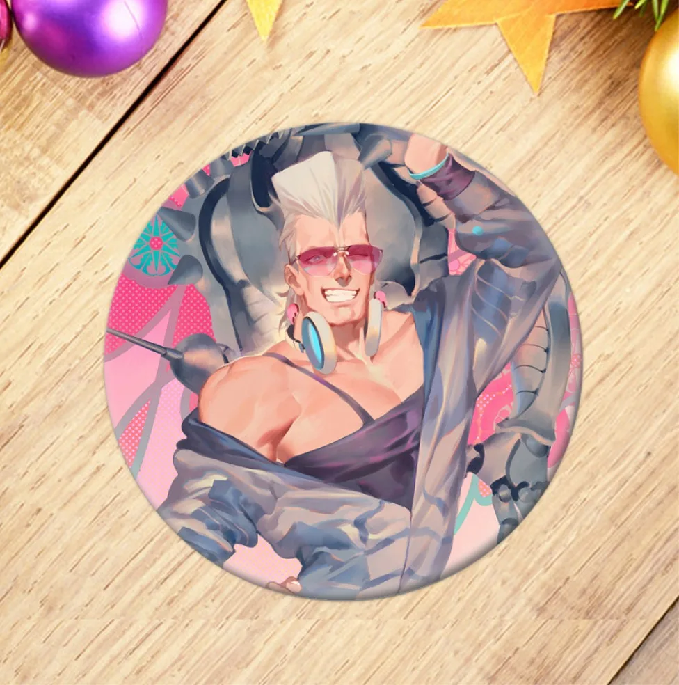 15 ; аниме «Jojo невероятное приключение значок косплея брошка мультфильм шпильки ювелирной коллекции Выпускной подарок рюкзаки кнопки для одежды - Окраска металла: 15