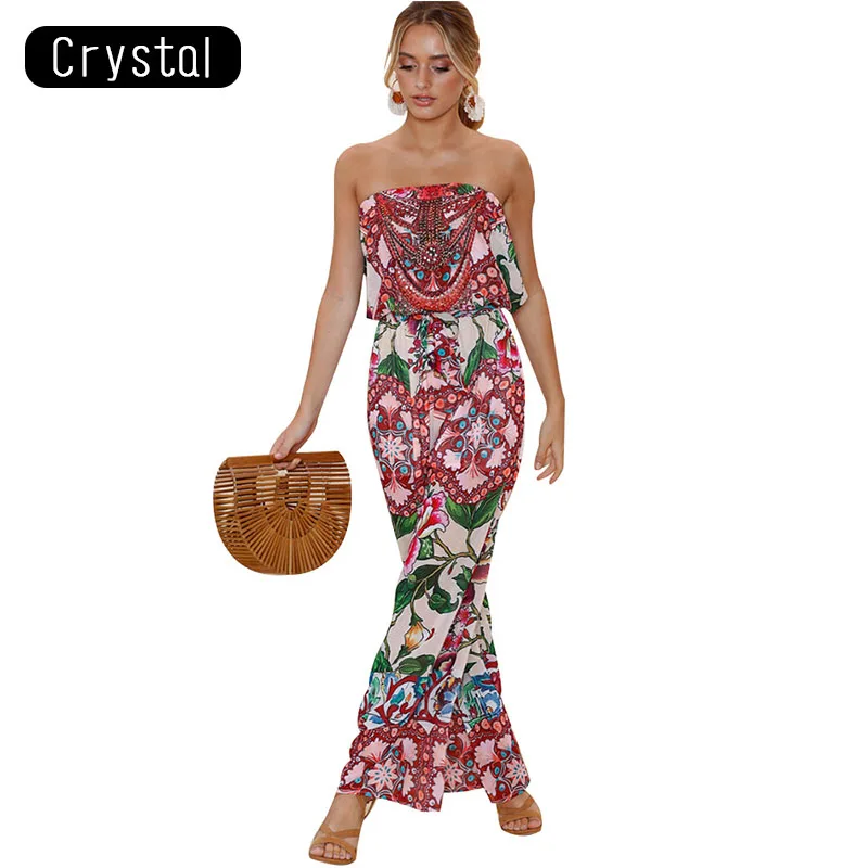Кристаллическое модное платье для обнажения груди и плеч элегантные винтажные