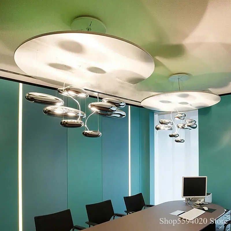 Современная простая стеклянная люстра креативный художественный светильник для