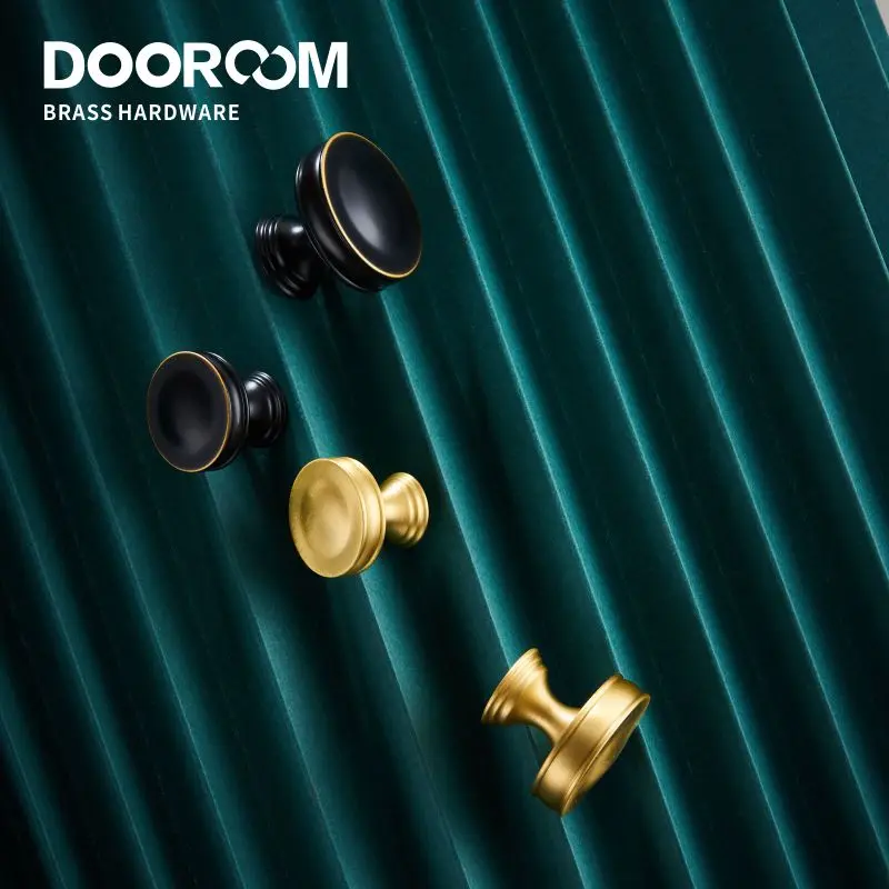 Dooroom латунные мебельные ручки золотой черный скандинавский Тянет Шкаф Комод