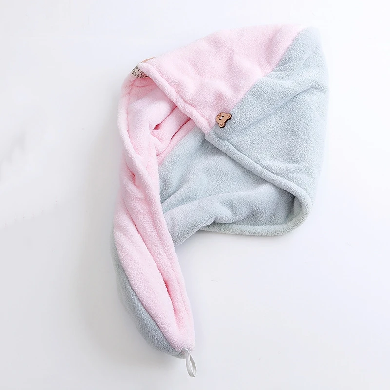 Быстросохнущее полотенце для волос волшебное из микрофибры быстросохнущее