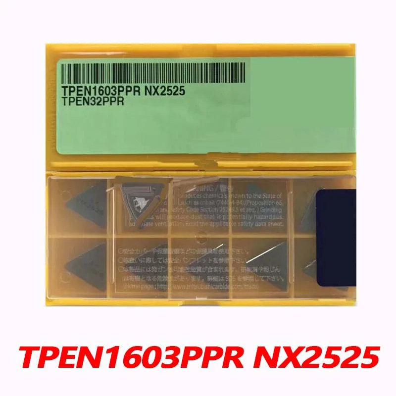 

100% Original TPEN TPEN1603PPR NX2525 10pcs CNC lathe Insertion Carbide Insert Imported From Japan Efficient And Durable Quality