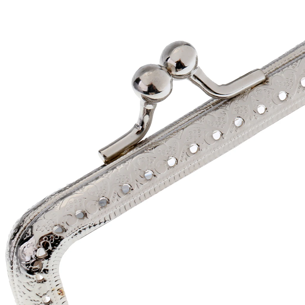 

Embossing Metal Bag Purse Frame with Kiss Clasp Lock for Purse Making 8.5cm