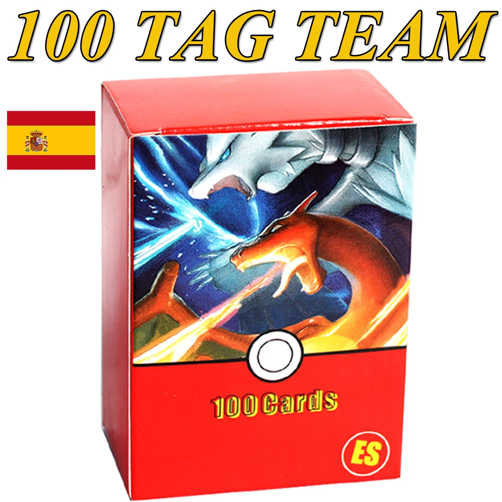 

50-100 шт., голографические игральные карты «Pokemon»