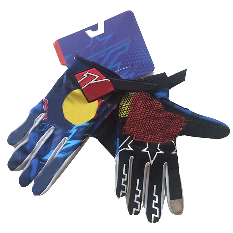 Одна пара велосипедных перчаток с 3D принтом велосипедные спортивные