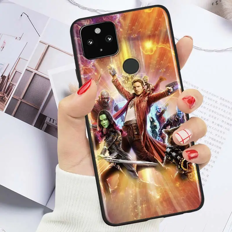

Guardians of the Galaxy Shockproof Cover for Google Pixel 5 4 4A XL 5G Black Phone Case Shell Soft Fundas Coque Capa