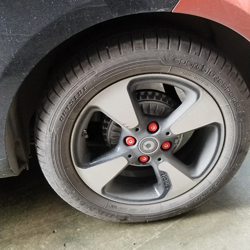 Винтовая Крышка Ступицы автомобильного колеса колпачки для гайки Smart Fortwo Forfour 453