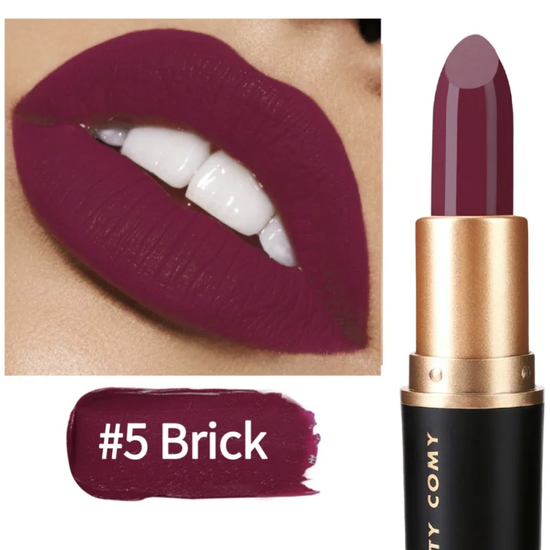 6 видов цветов матовая губная помада водостойкая Длительное Действие блеск для