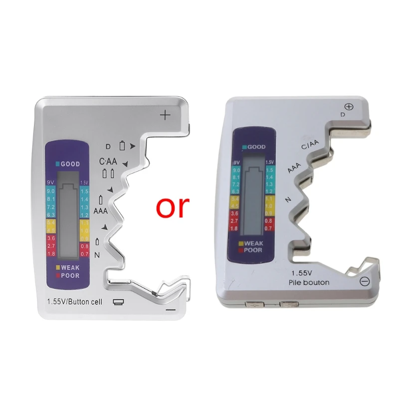 

Цифровой тестер заряда батареи тестер емкости батареи для C/D/9V/AA/AAA/1,5 V литиевая батарея источник питания измерительный инструмент