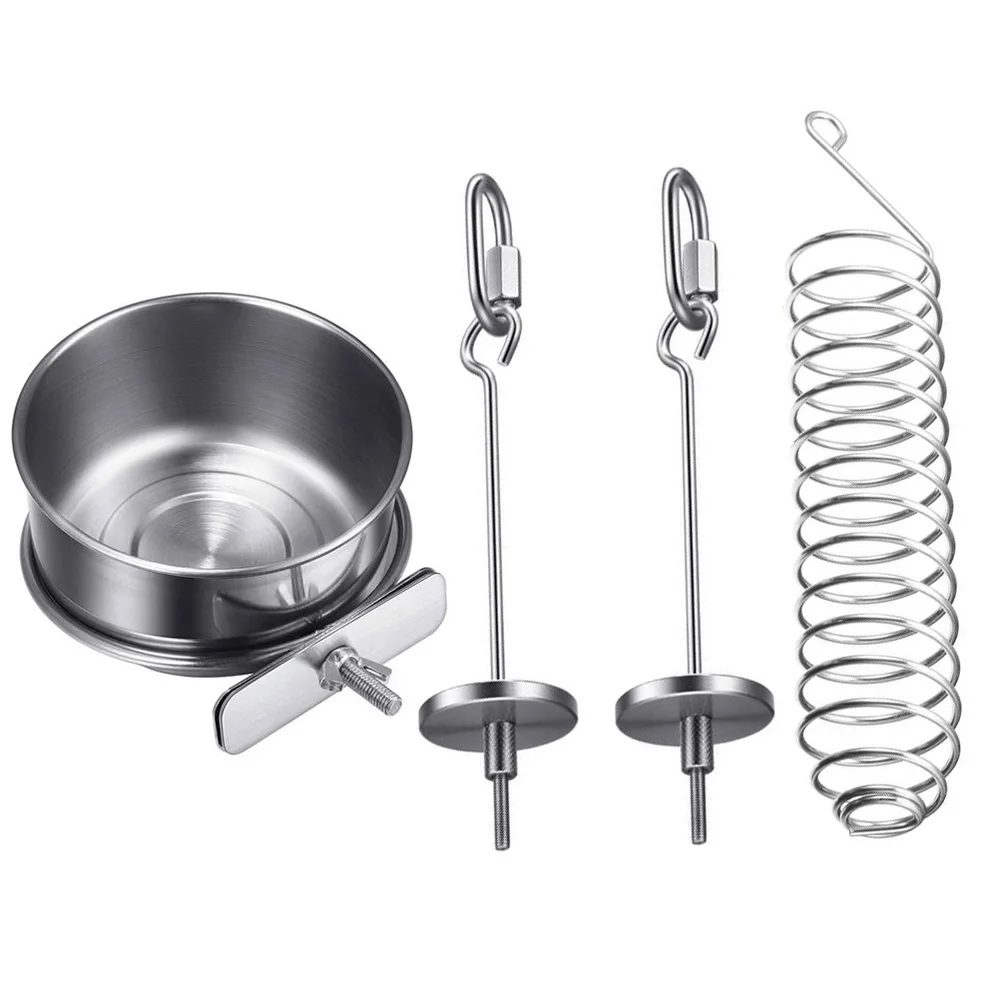 

1 Set Parrot Fruits Fork Stainless Steel Bird Feeder Pet Plaything (Silver)