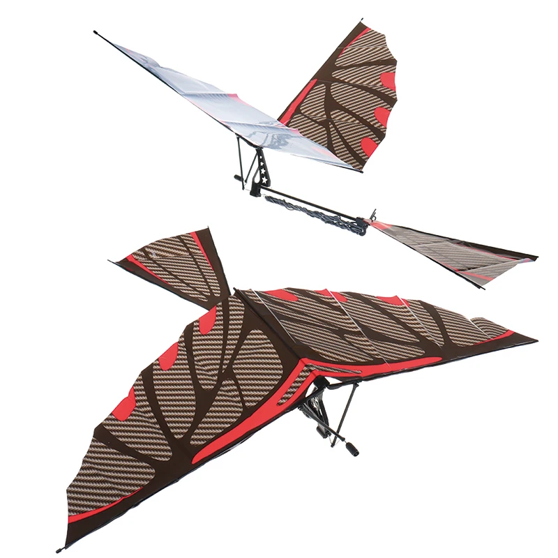

18Inches carbon fiber imitate birds assembly flapping wing flight plane toy