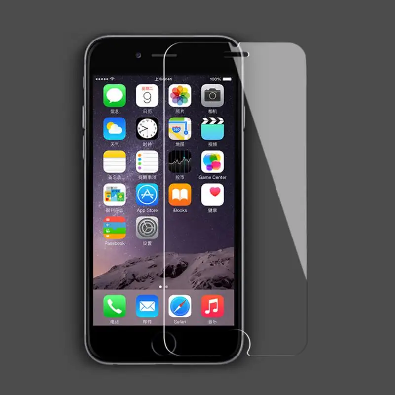 

Tempered Glass Screen Protector Scratch Resistant Film High Definition And High Transparency Film For iPhone 6 iphone 6s QBMY