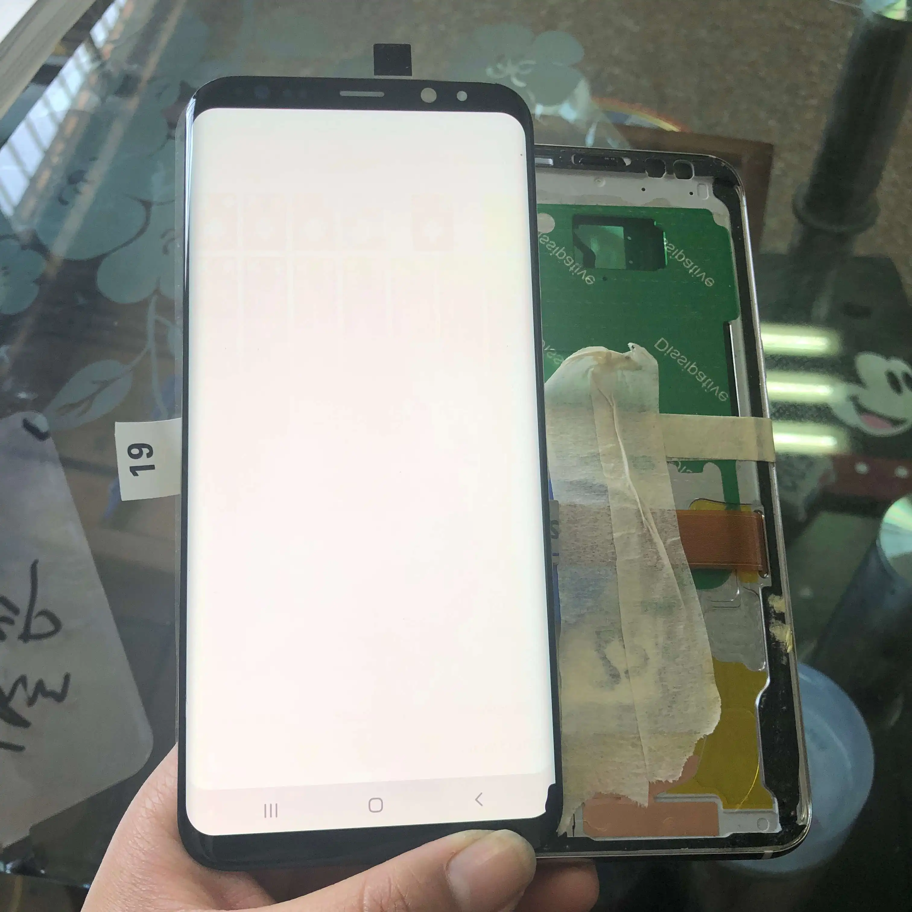 Оригинальный Amoled ЖК-дисплей для Samsung Galaxy S8 plus G955 G955F + сенсорный экран дигитайзер в