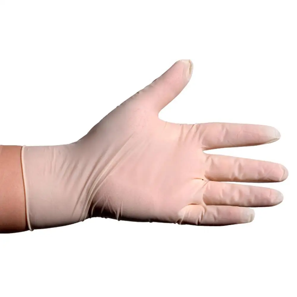 

100pcs Protective Disposable Gloves Latex PVC Inspection Gloves Protective Gloves For Salon Home Cleaning Food Rubber Gloves