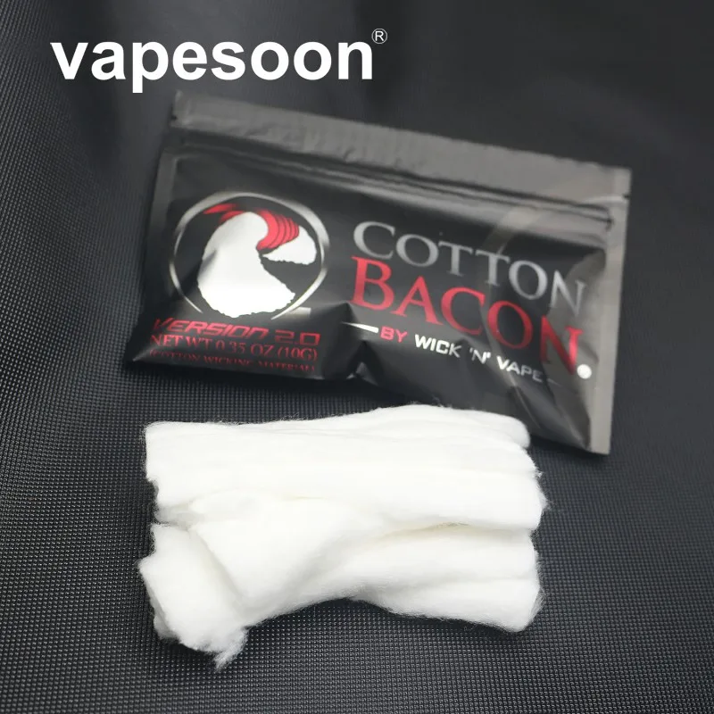 

Bacon Cotton Wick DIY Wire Prebuilt Coil for e-Cigarette RTA RDA RBA RDTA Atomizer Vape Vaporizer