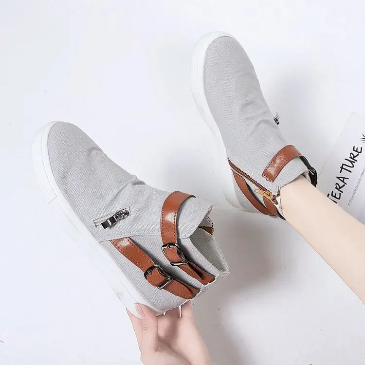 AQ620/Новые повседневные парусиновые туфли на плоской подошве в европейском