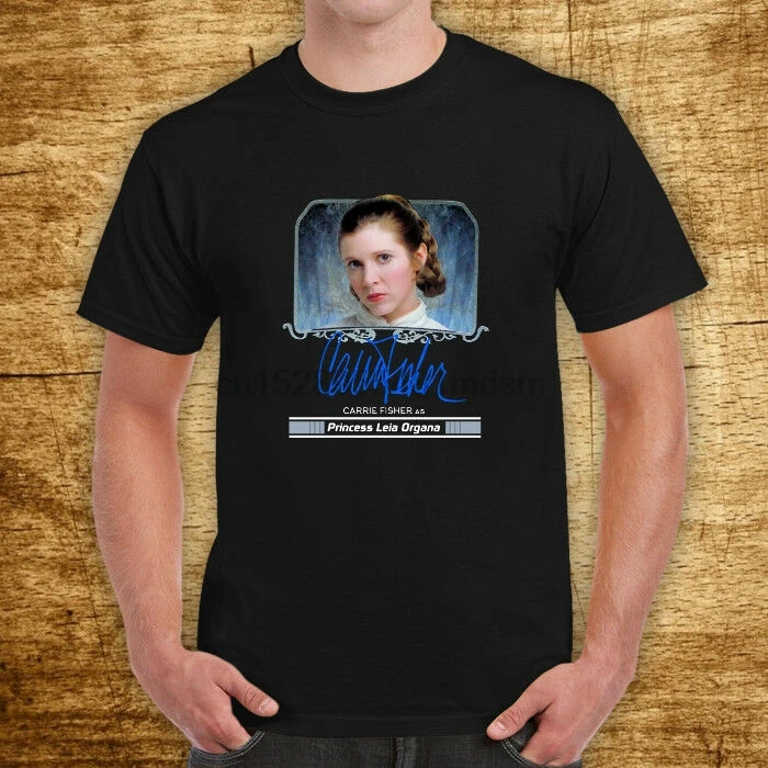 Кэрри фишер модель 2015 года автомастерская 10 футболка принцессы Leia S-5XL Tee | Мужская