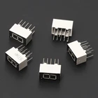 Цифровые трубки с общим катодом 0,36 дюйма, 1 бит, 10 контактов, 7-сегментный красный светодиодный дисплей, 5 шт.