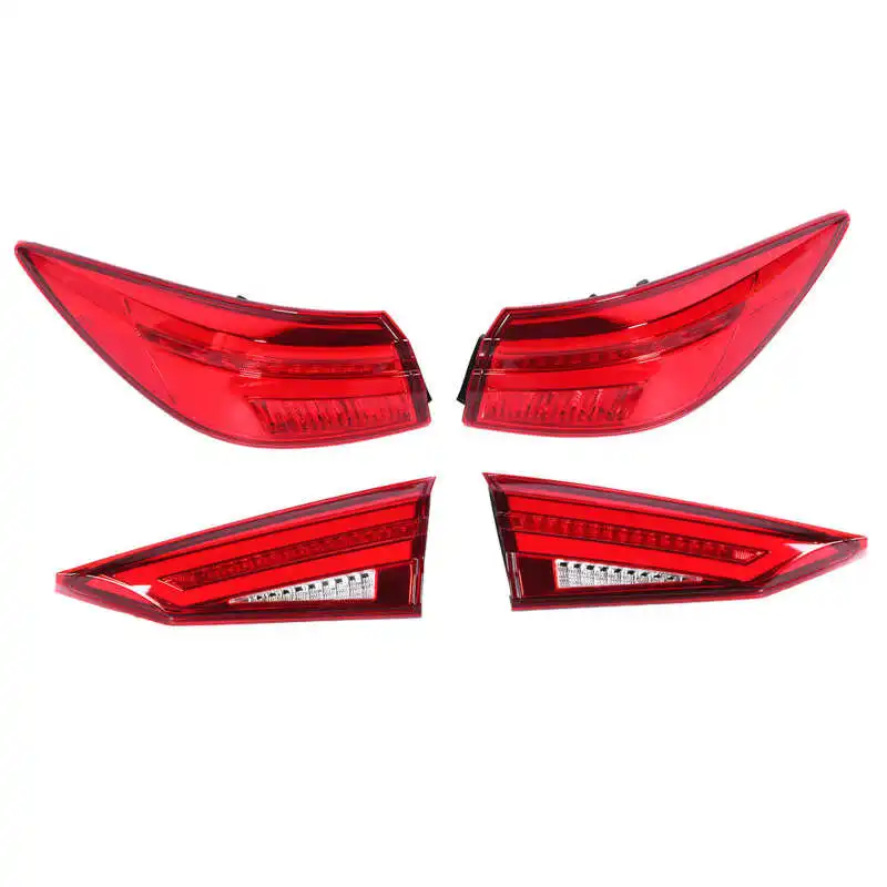 Full LED Dynamic Tail Lights Assembly Red Lens Fit for Mazda 3 Sedan 2014-2018 IP67 Waterproof Car Accessories | Автомобили и