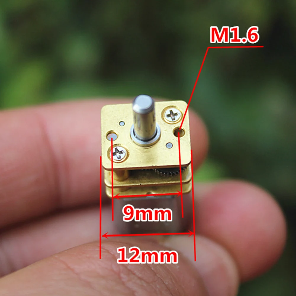 Мини N20 прецизионный редукторный двигатель постоянного тока 3 в 7 В 5 6 140 об/мин