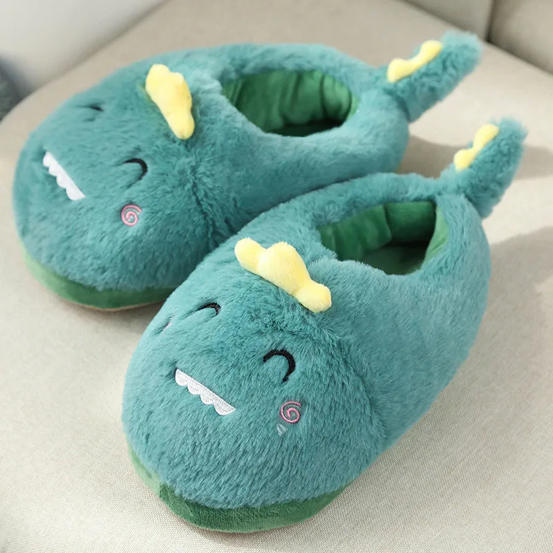 

MCCKLE Winter Woman Slippers Indoor Ladies Fashion Cartoon Animal Women's Soft Fluffy Plush Woman Comfort Casual Female Shoes