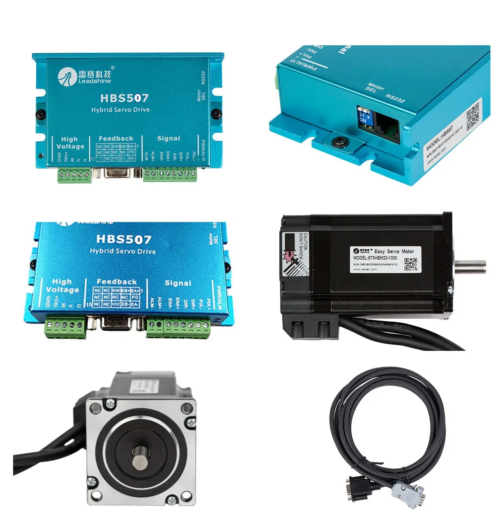 Cloudray Leadshine HBS57+ 573HBM20-1000 HBS507 nema23 3 фазы Гибридный замкнутый контур
