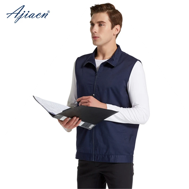 

Genuine electromagnetic radiation protective short zip vest jacket monitoring room new energy electric cars EMF shielding vest