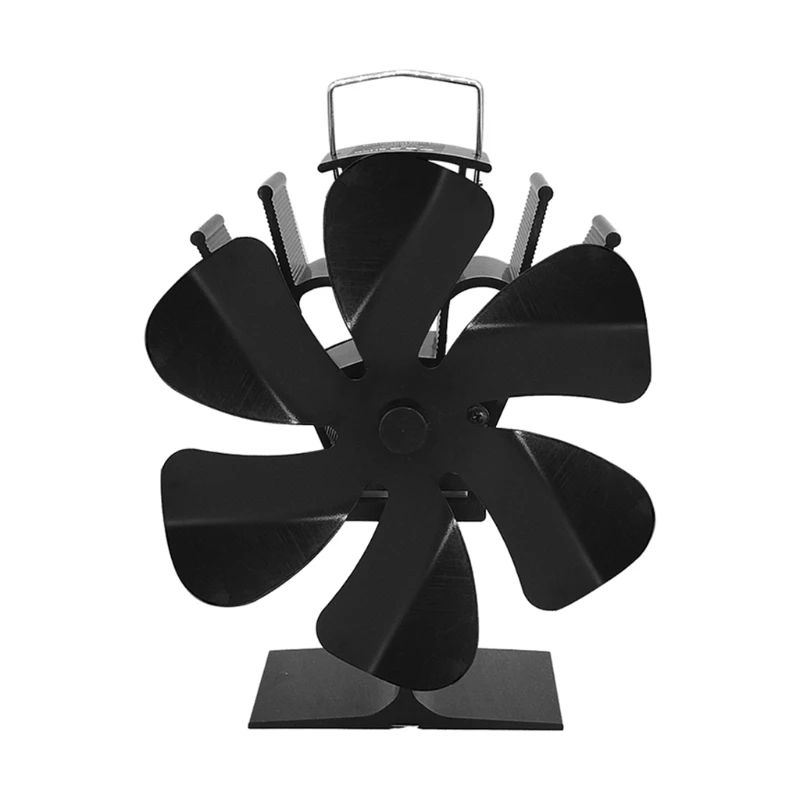

6-Blade Auto-sensing Fireplace Fan Newly Designed Heat Powered Stove Fan
