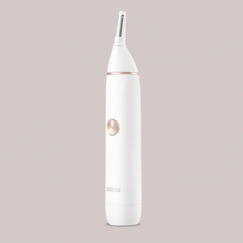 Nose Hair Trimmer XIAOMI Mijia SOOCAS портативный триммер для бровей и носа водонепроницаемый нескользящий дизайн ручки Безопасный энергосберегающий инструмент для обрезки - Цвет: Nose Hair Trimmer