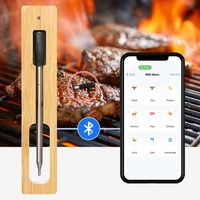 digital probe meat thermometer wireless dual temperature sensors bbq meat food cooking steak thermometer barbecue accessories
