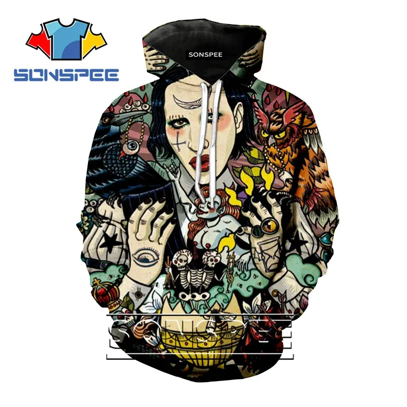 Толстовка SONSPEE для мальчиков и девочек подростков с 3D принтом толстовка в стиле