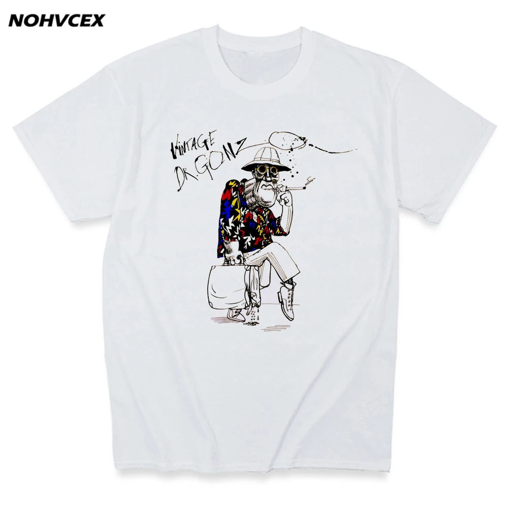 Мужская футболка с принтом страха и потери в Лас Вегасе хипстерская круглым