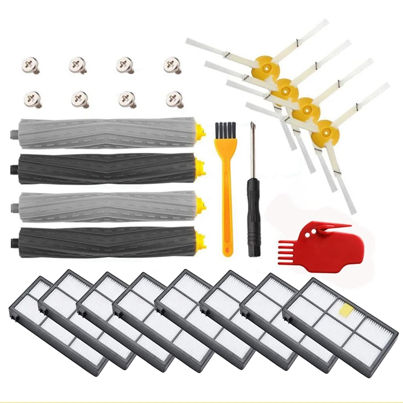 

for IRobot Roomba Parts Kit Series 800 860 865 866 870 871 880 885 886 890 900 960 966 980 - Brushes and Filters Parts