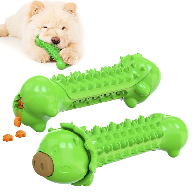 

For Common Dogs Molar Rod Dog Toothbrush Tooth Cleaning Wear-Resistant Food Leakage Toy Anti-Choke Slow Food Tableware