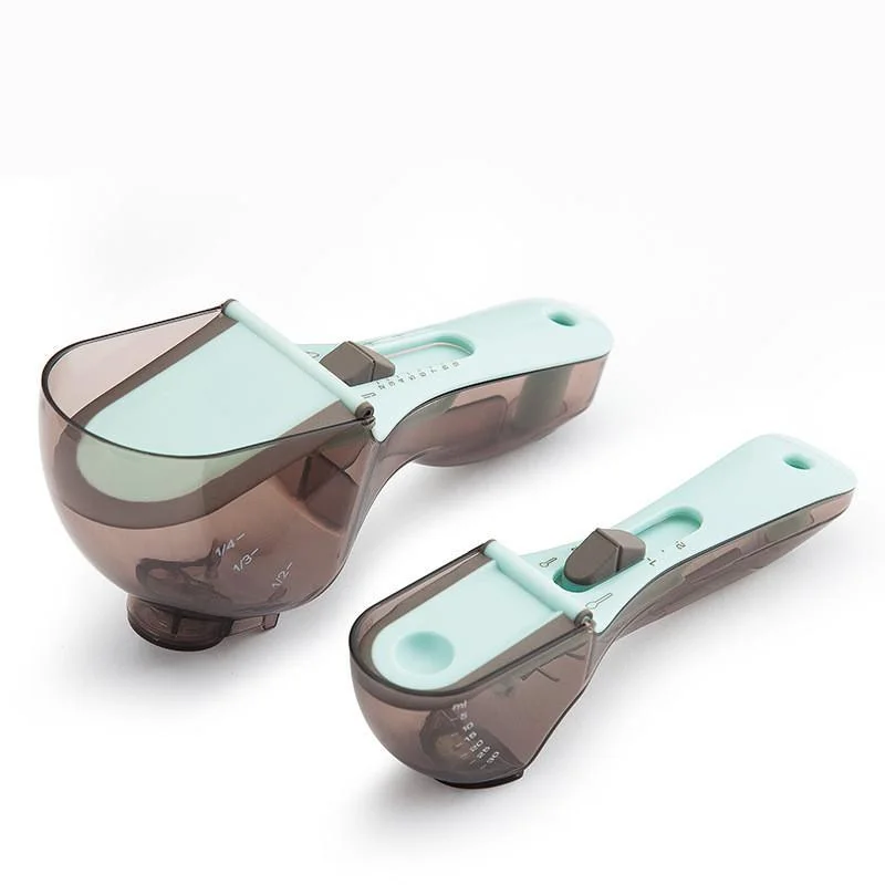 

Мерная ложка, кухонный инструмент, Пластиковая регулируемая мерная ложка, набор инструментов для выпечки, мерная ложка