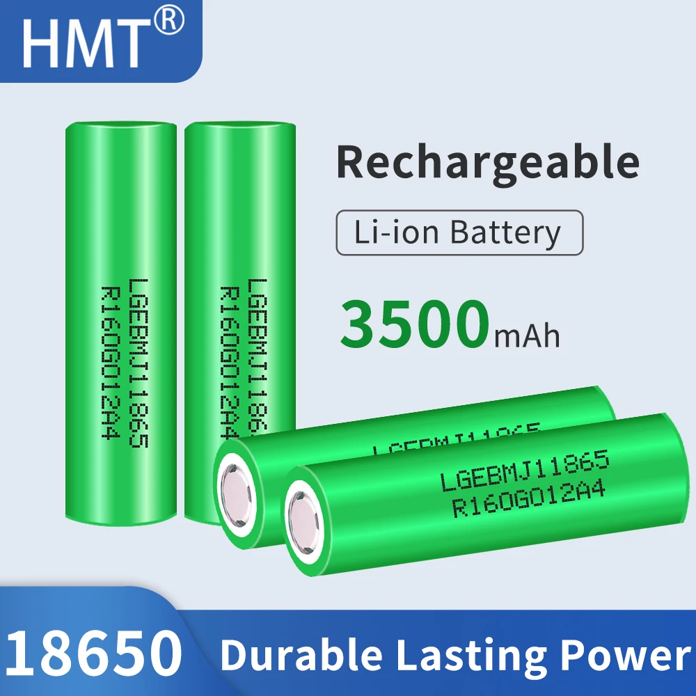 

1-10PCS 100% Original MJ1 3.7 v 3500 mah 18650 Lithium Rechargeable Battery For Flashlight batteries for LG MJ1 3500mah battery