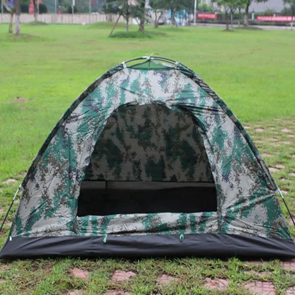 Туристическая палатка на 1/2 человек ультралегкий однослойный водостойкий pu500 мм