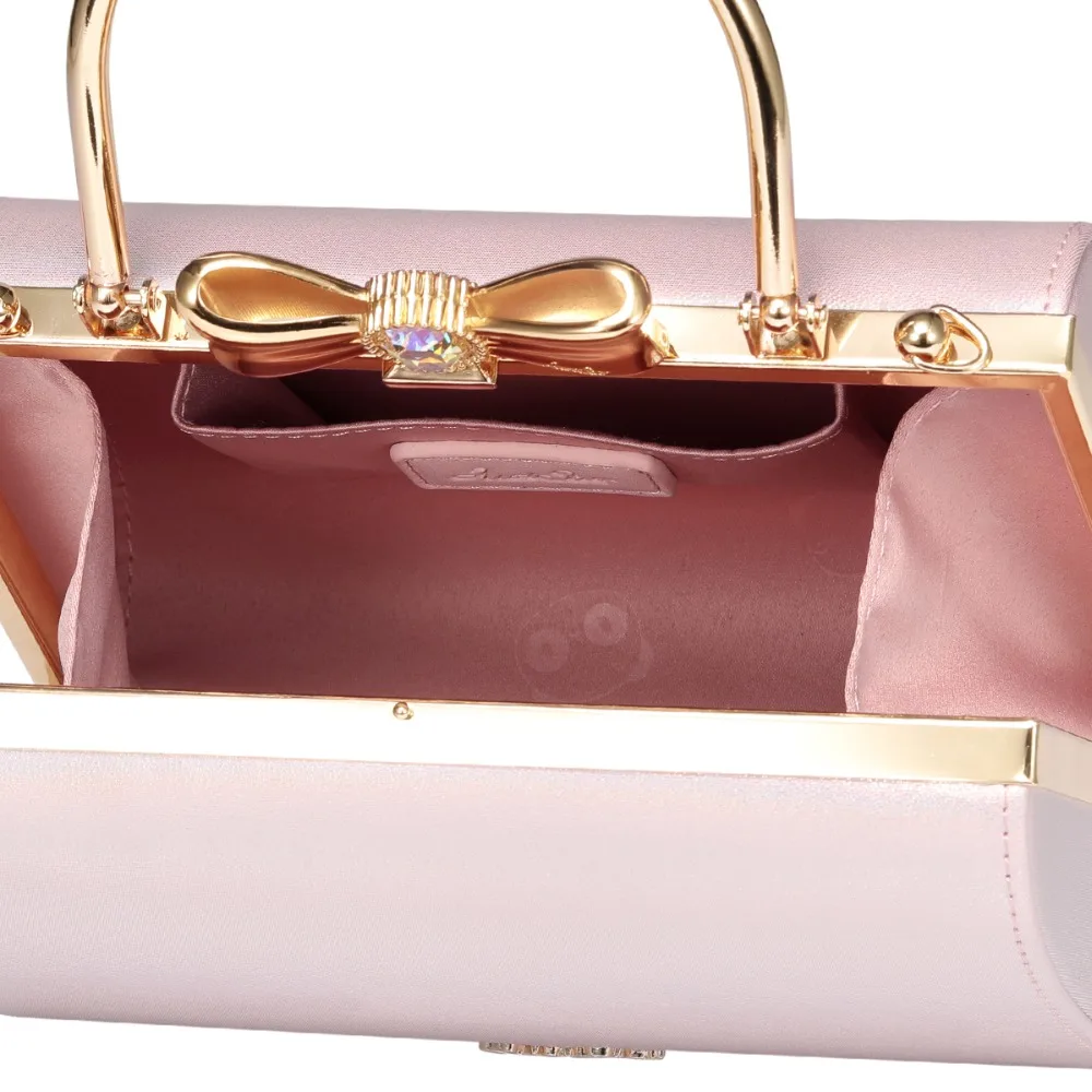 JUST STAR женские Сумки из искусственной кожи Дамская мода цепи лук плечо Tote кошелек женский принцесса мини сумки через плечо