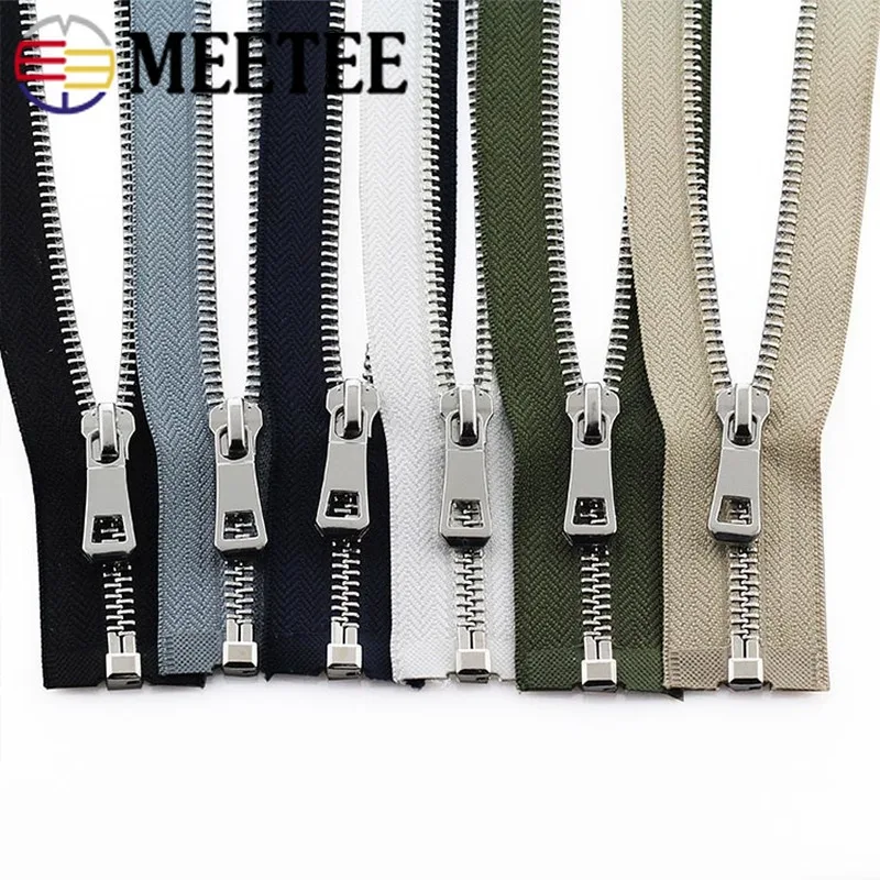 Металлическая молния Meetee 5 # 35 85 см 2 шт. открытая застежка для шитья пуховиков