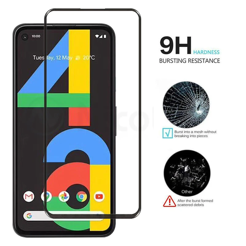 3 Pieces Full Cover Tempered Glass For Google Pixel 4a 5g 3a Pixel 1 2 3 4 5 Screen Protector For Google Pixel 4 3a 2 XL Glass