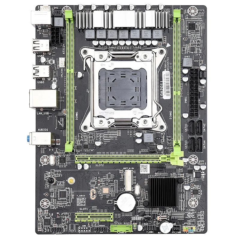 X79 материнская плата Lga2011 2-Каналы Ddr3 память Ecc M.2 Usb2.0 Sata2.0 Pci-E игровая доска для